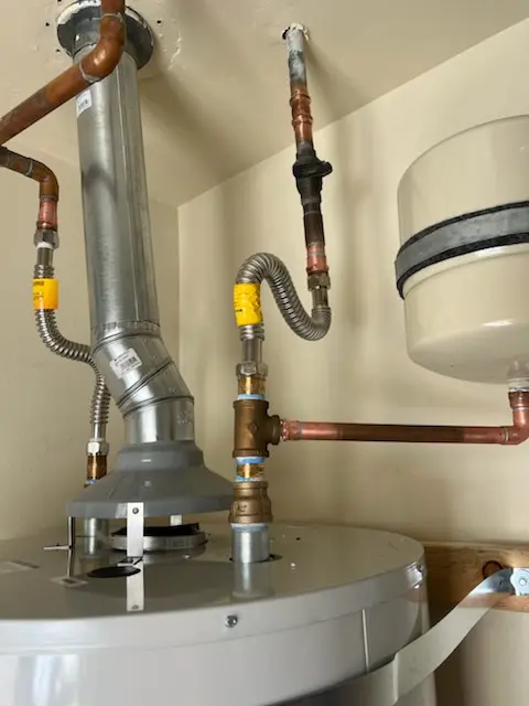 Water heater installation and plumbing repair in Bondsville